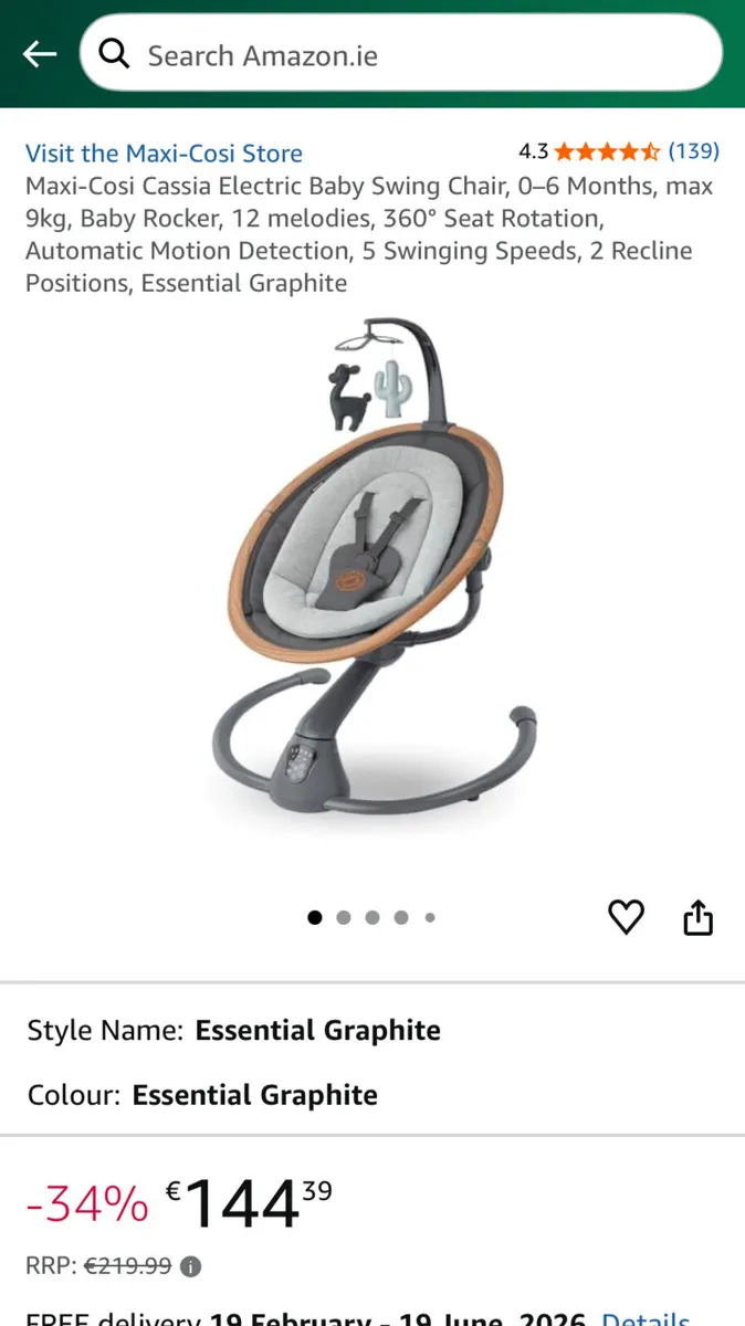 Maxi Cosi Swing Chair - Image 4