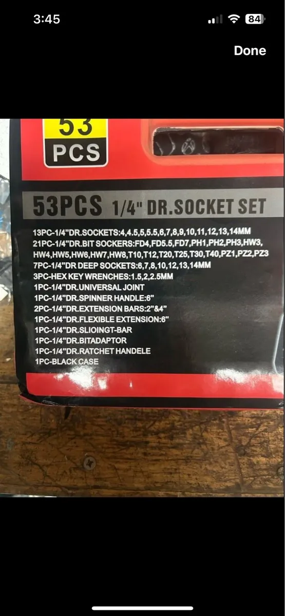 Tool . Socket set - Image 2