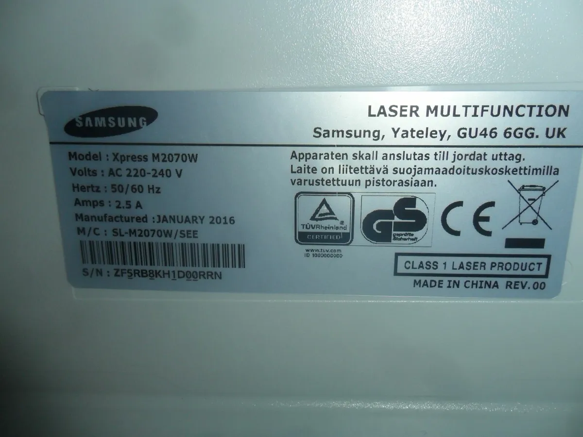 Samsung Xpress M2070W Laser Multifuction Printer - Image 3