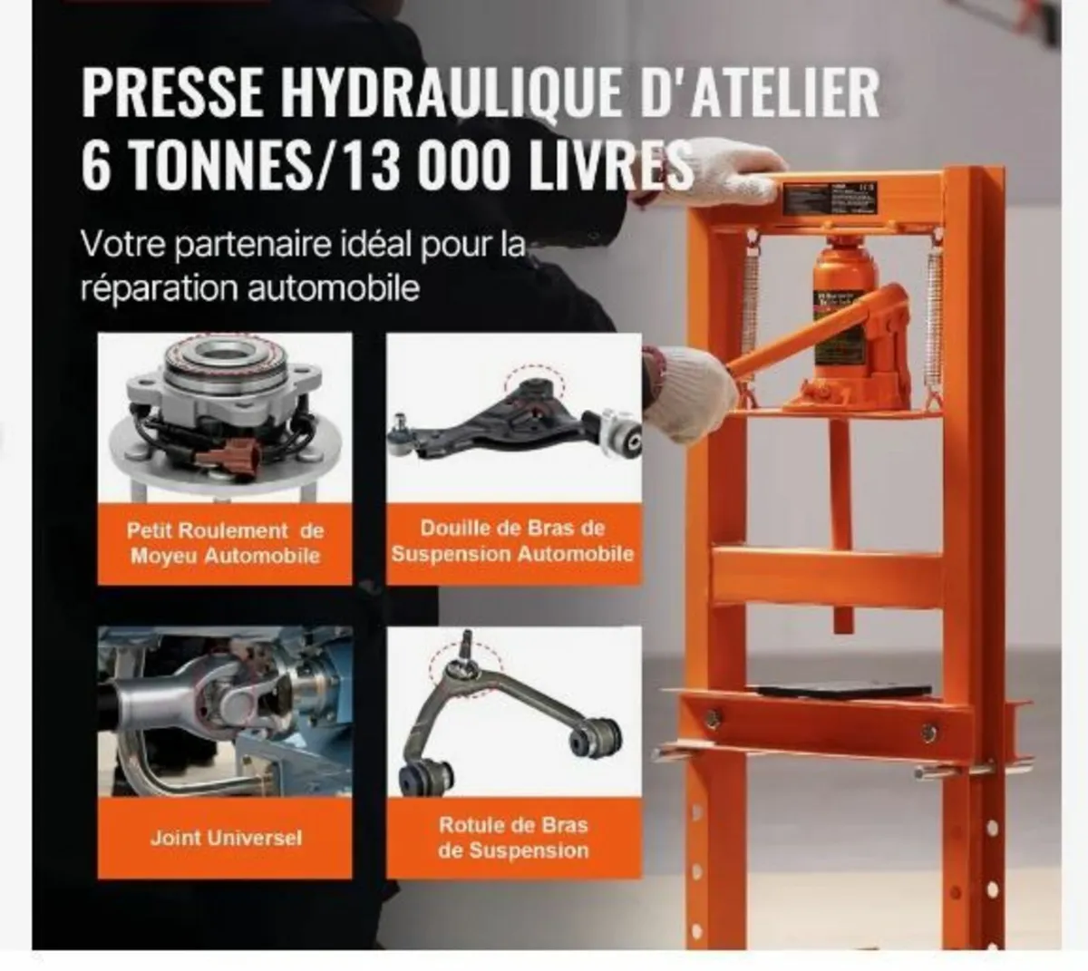 Hydraulic Shop Press 6 Ton - Image 2