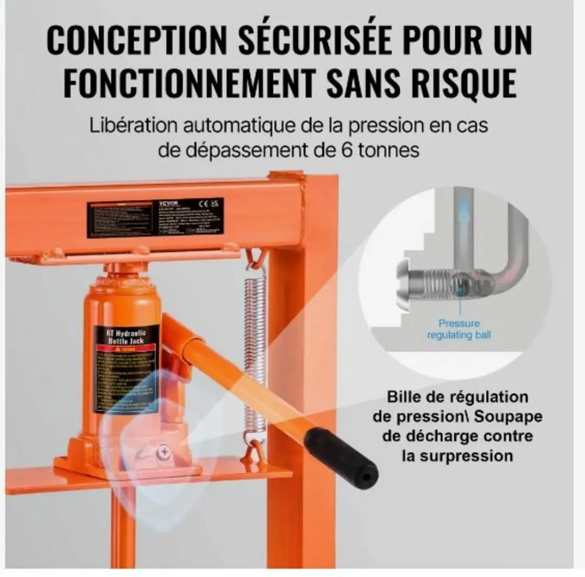 Hydraulic Shop Press 6 Ton - Image 3