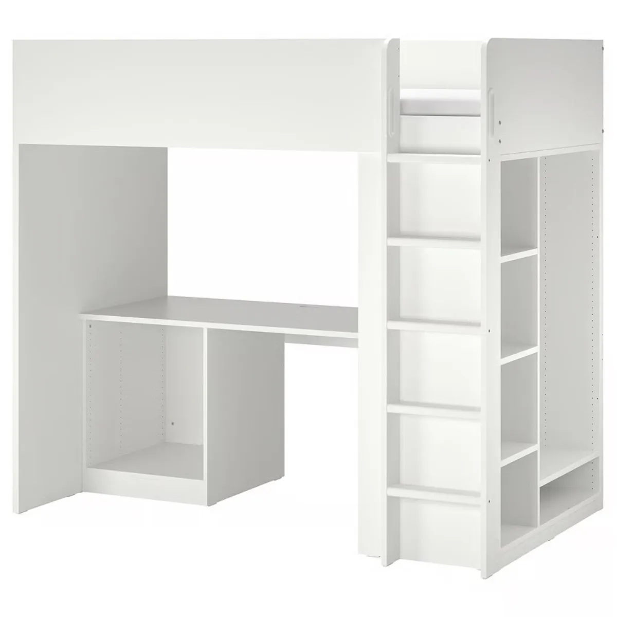 Ikea SMASTAD Loft bed, white, like new - Image 1