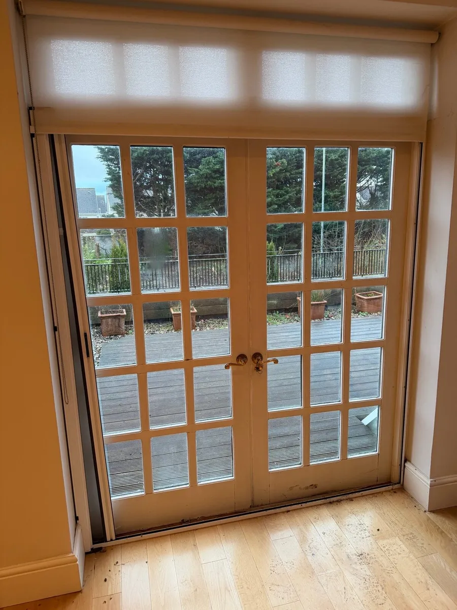 Double glazed French doors
