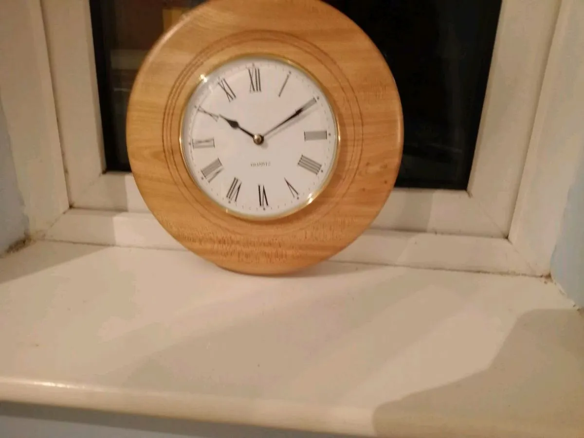 Wood Turning Clock - Image 2