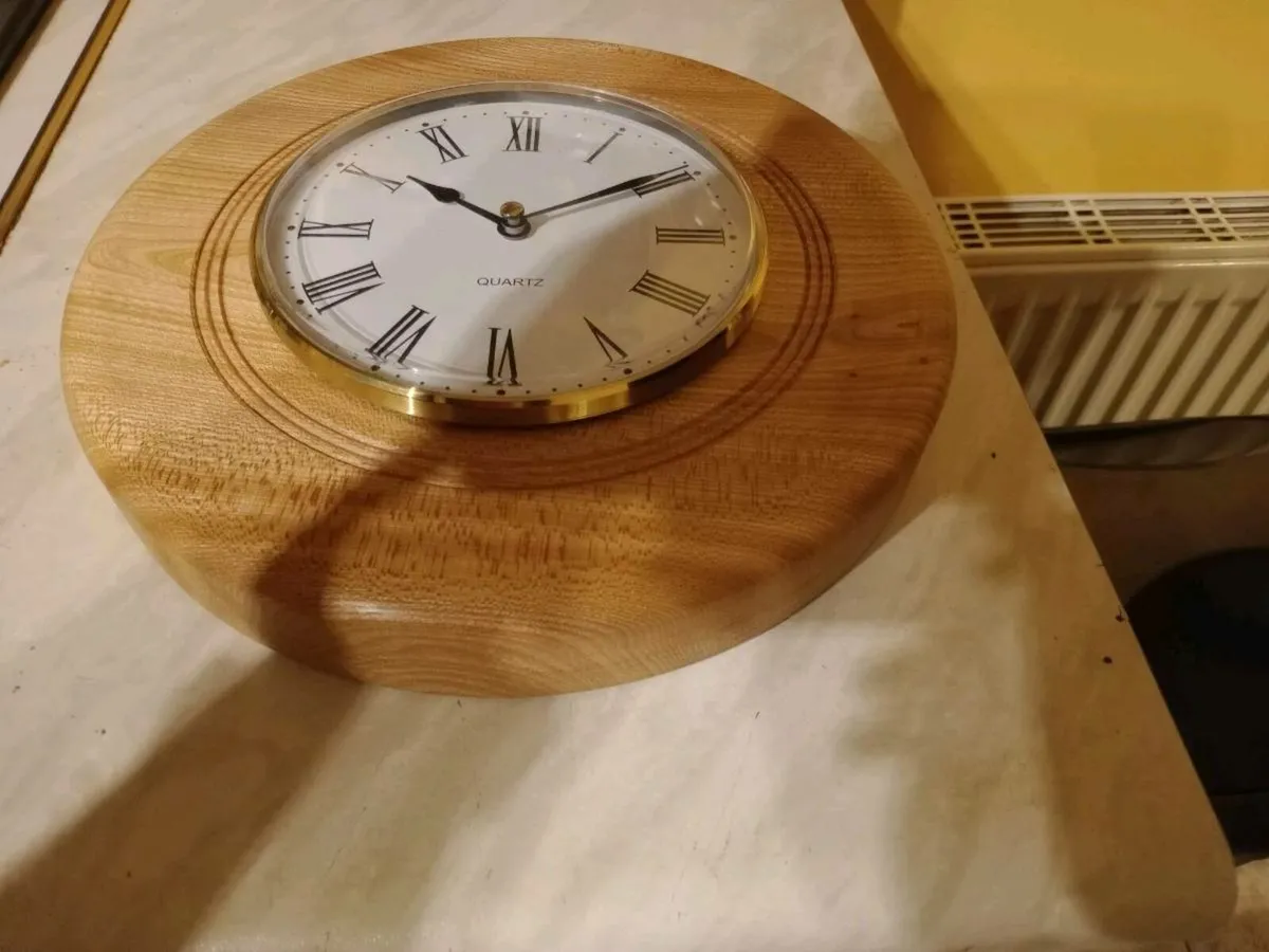 Wood Turning Clock - Image 3