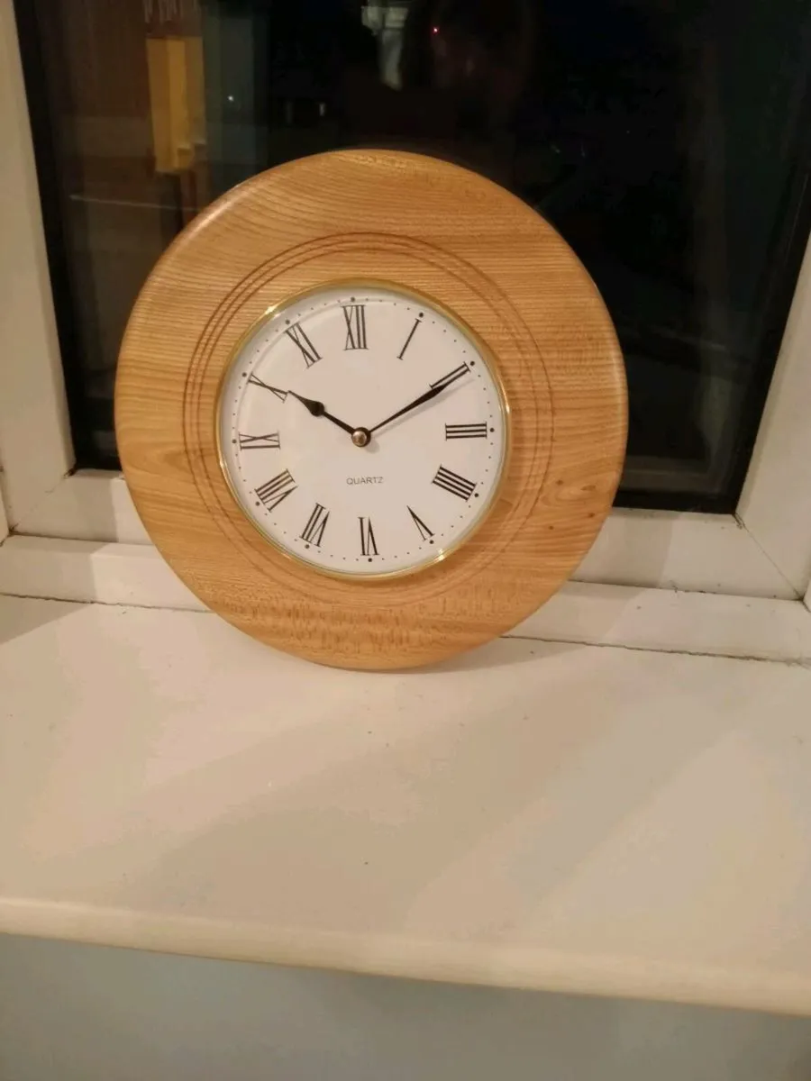 Wood Turning Clock - Image 4