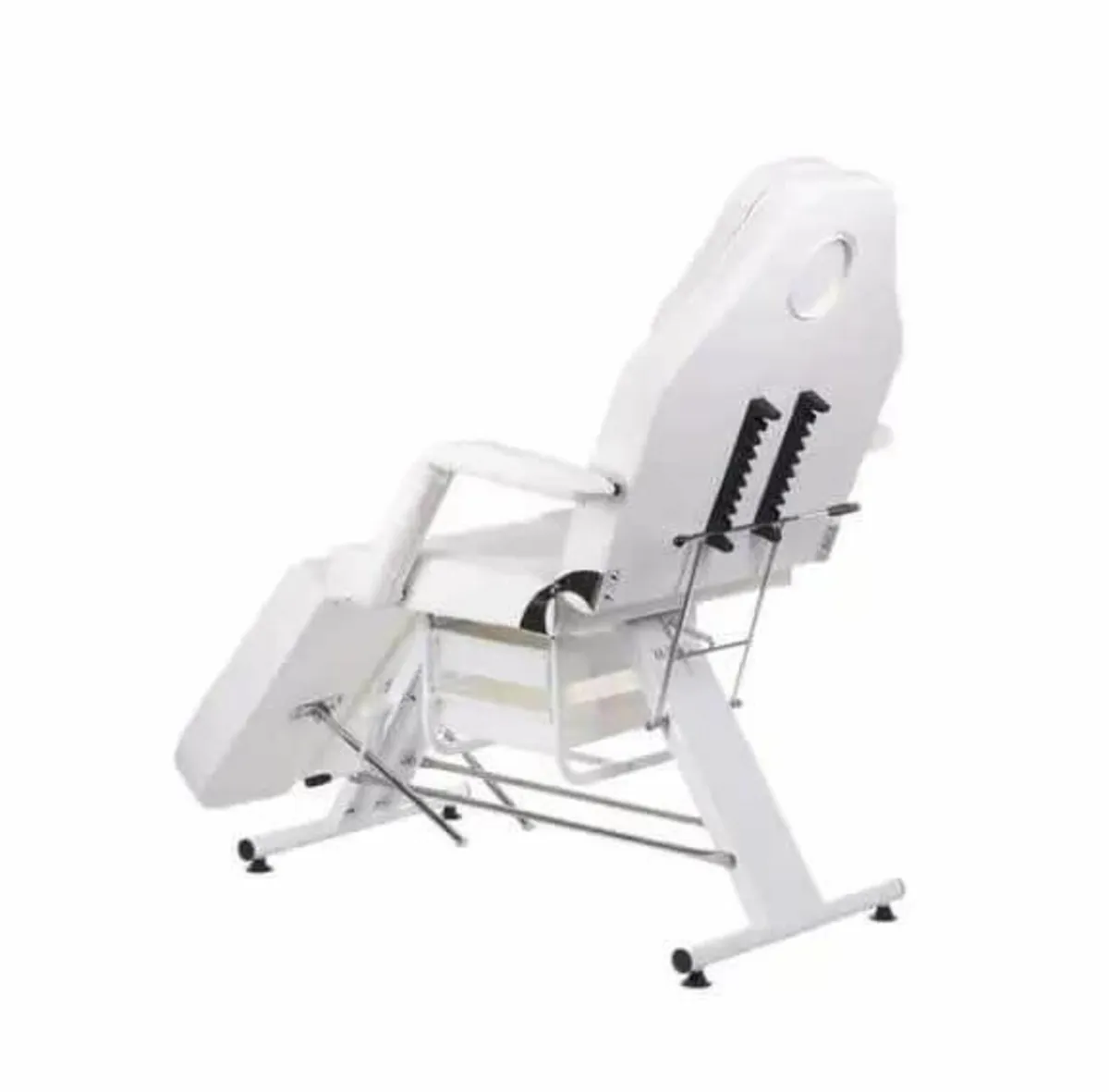 Beauty cosmetic bed chair with 2 cuvettes wht/blac - Image 3
