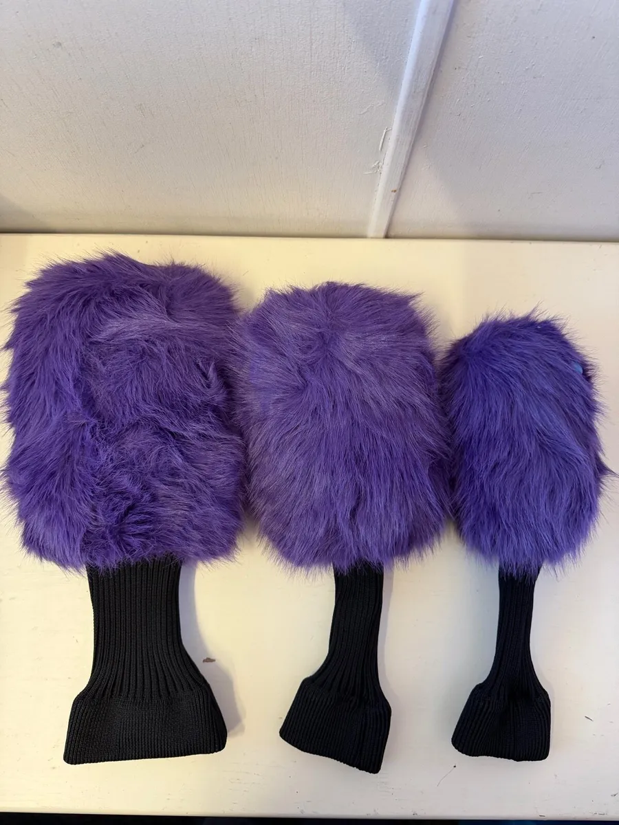 New Purple Happy Monster Golf Head Cover Set - Image 2