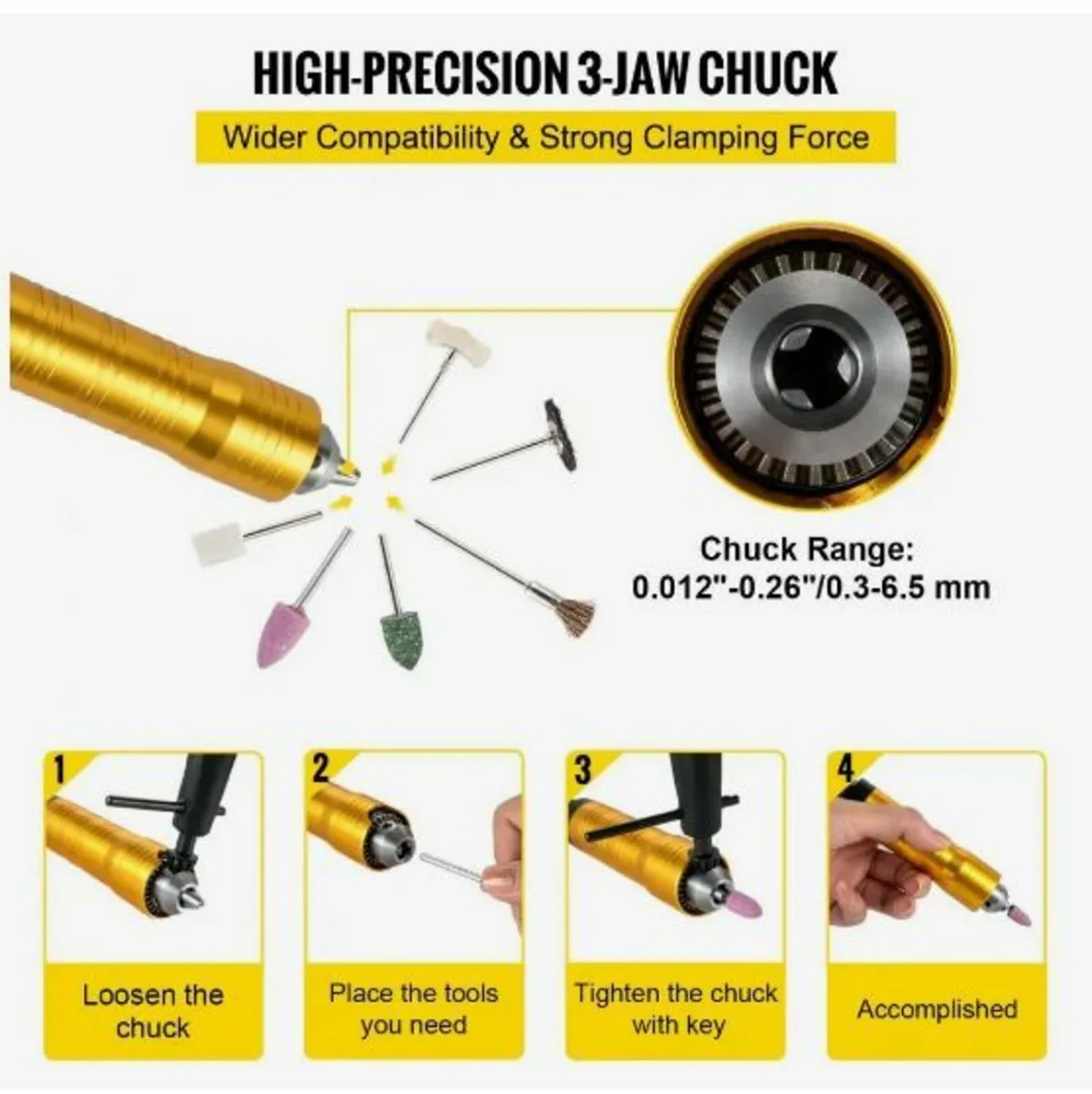 Flex Shaft Grinder 780W Rotary Tool - Image 4
