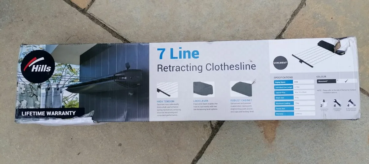 Hills Retractable 7 line clothes line - Image 2