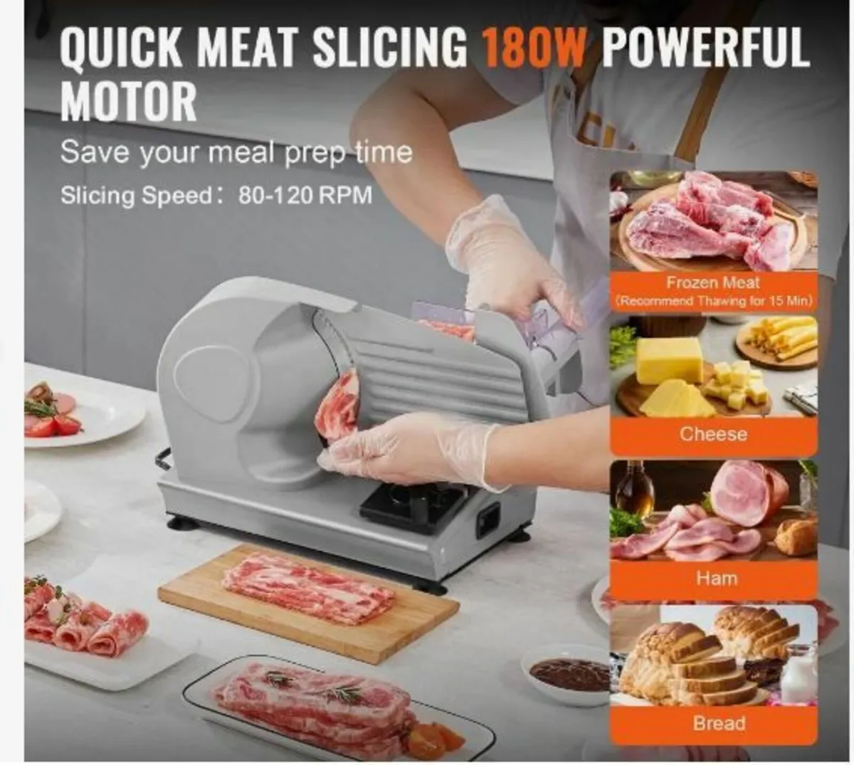 Meat Slicer, 180W - Image 2