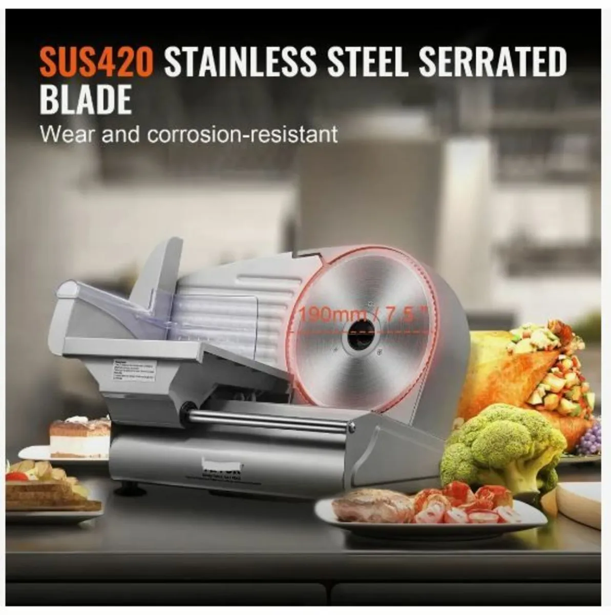 Meat Slicer, 180W - Image 4