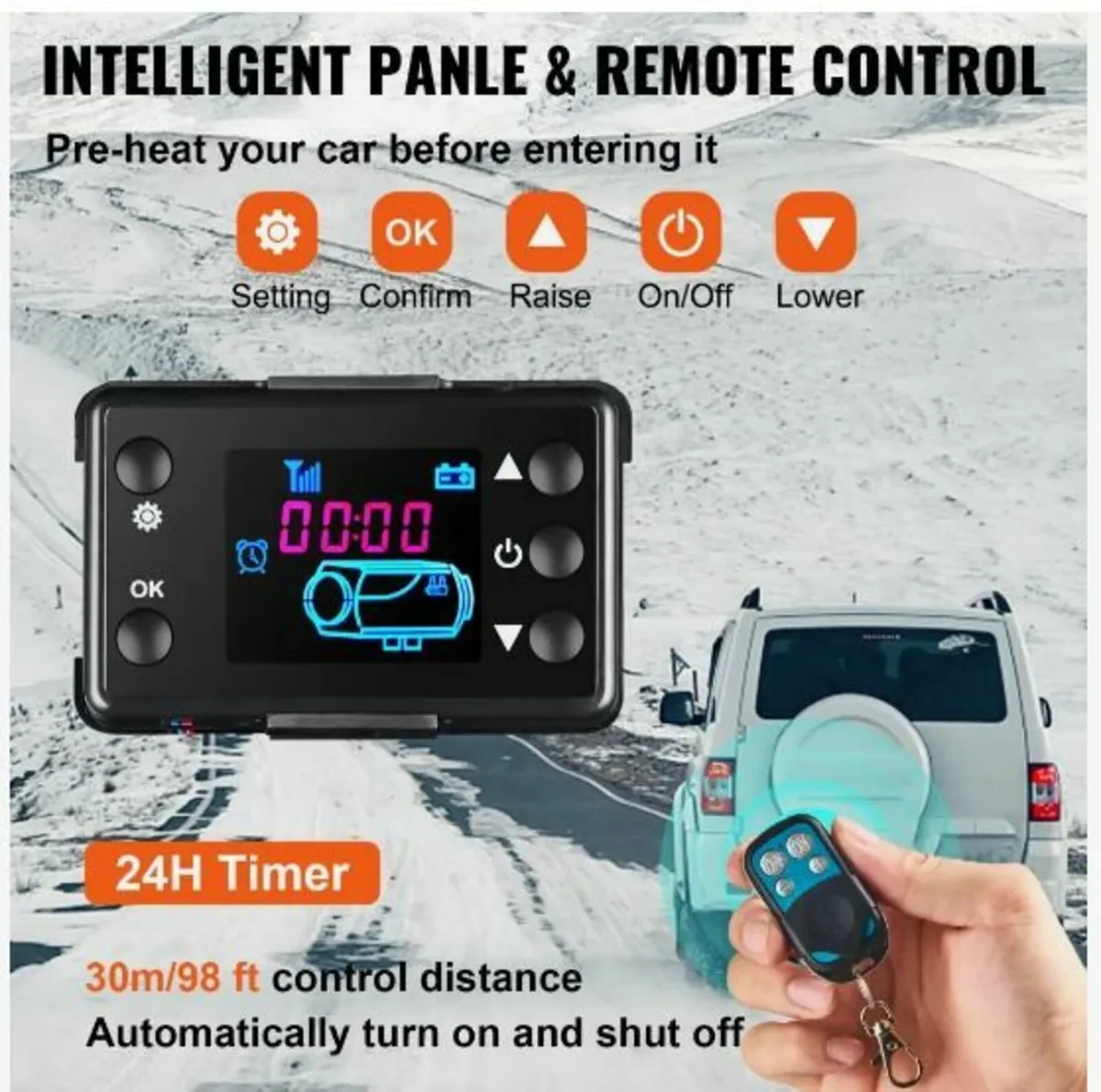 Diesel Heater 12V Diesel Air Heater Muffler 8KW - Image 4