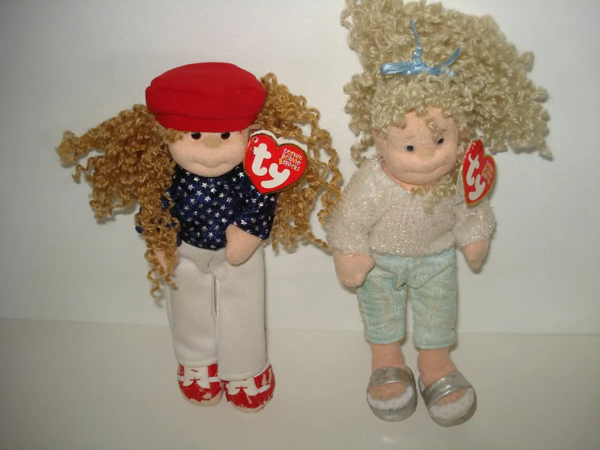 TY BEANIE 5 COLLECTOR DOLLS & ANIMALS. - Image 2