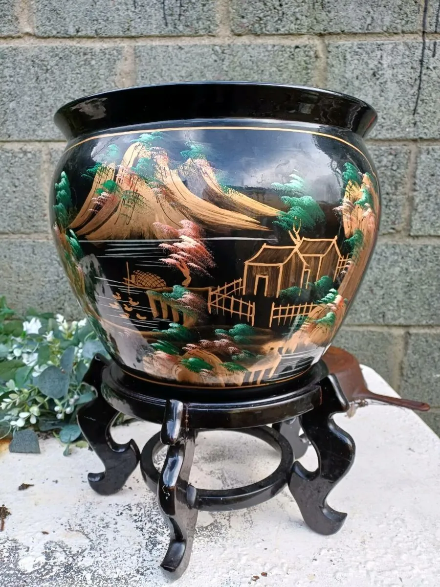 1950/60s Large Chinese Porcelain Jardinière - Image 1