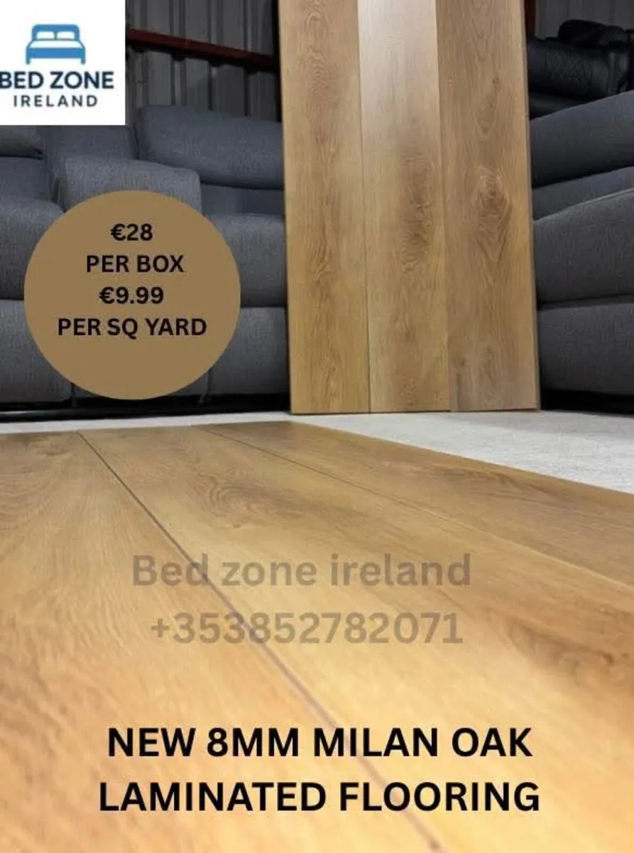 Brand New 8MM Laminated Flooring - Image 1