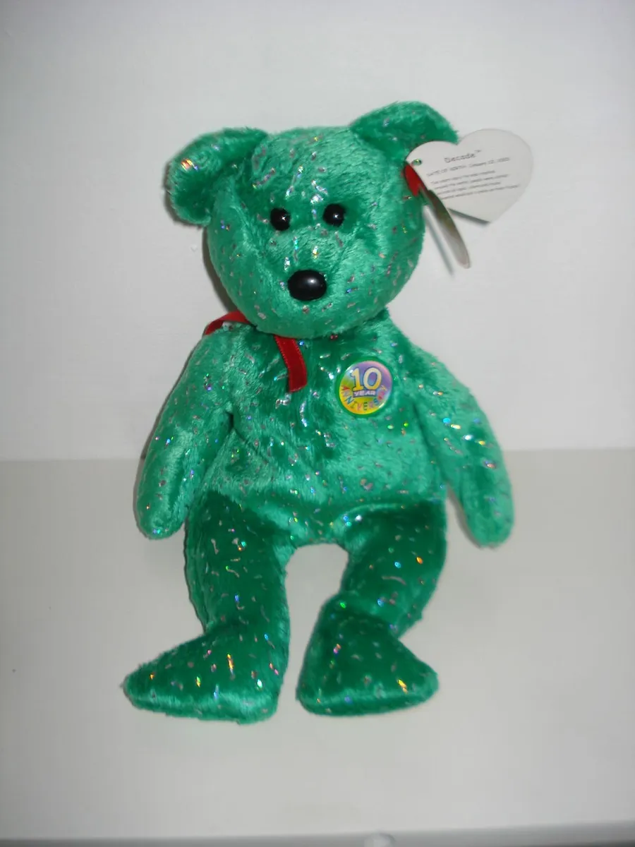 TY BEANIE BABIES RARE 2003 DECADE THE BEAR. - Image 4