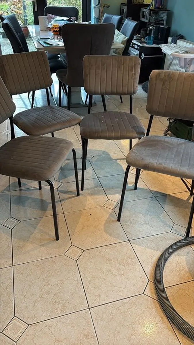 New soft grey Kitchen Chairs - Image 2
