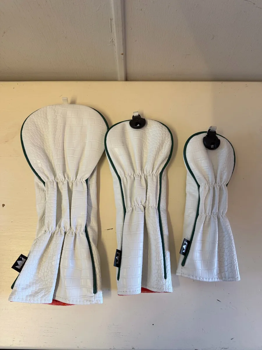 White Par Golf Head Cover Set - Image 2