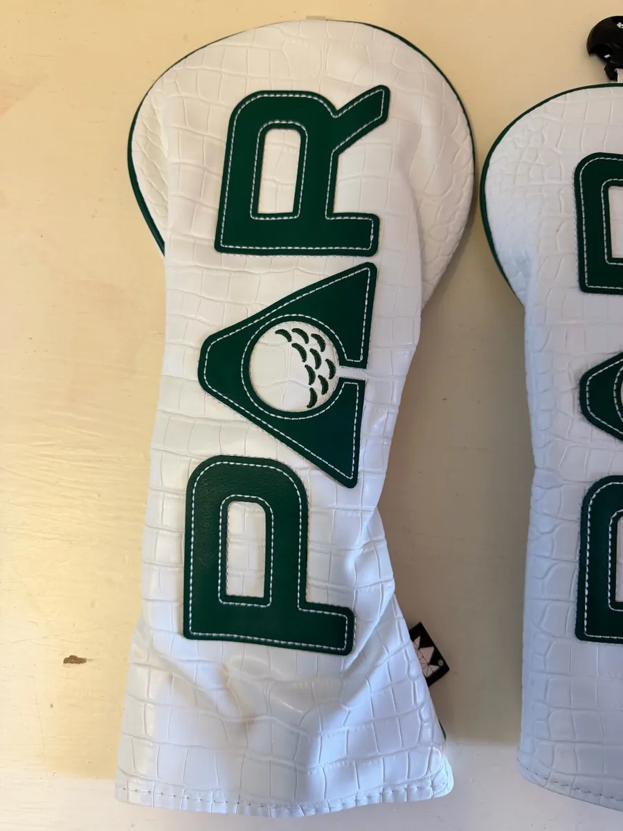 White Par Golf Head Cover Set - Image 3