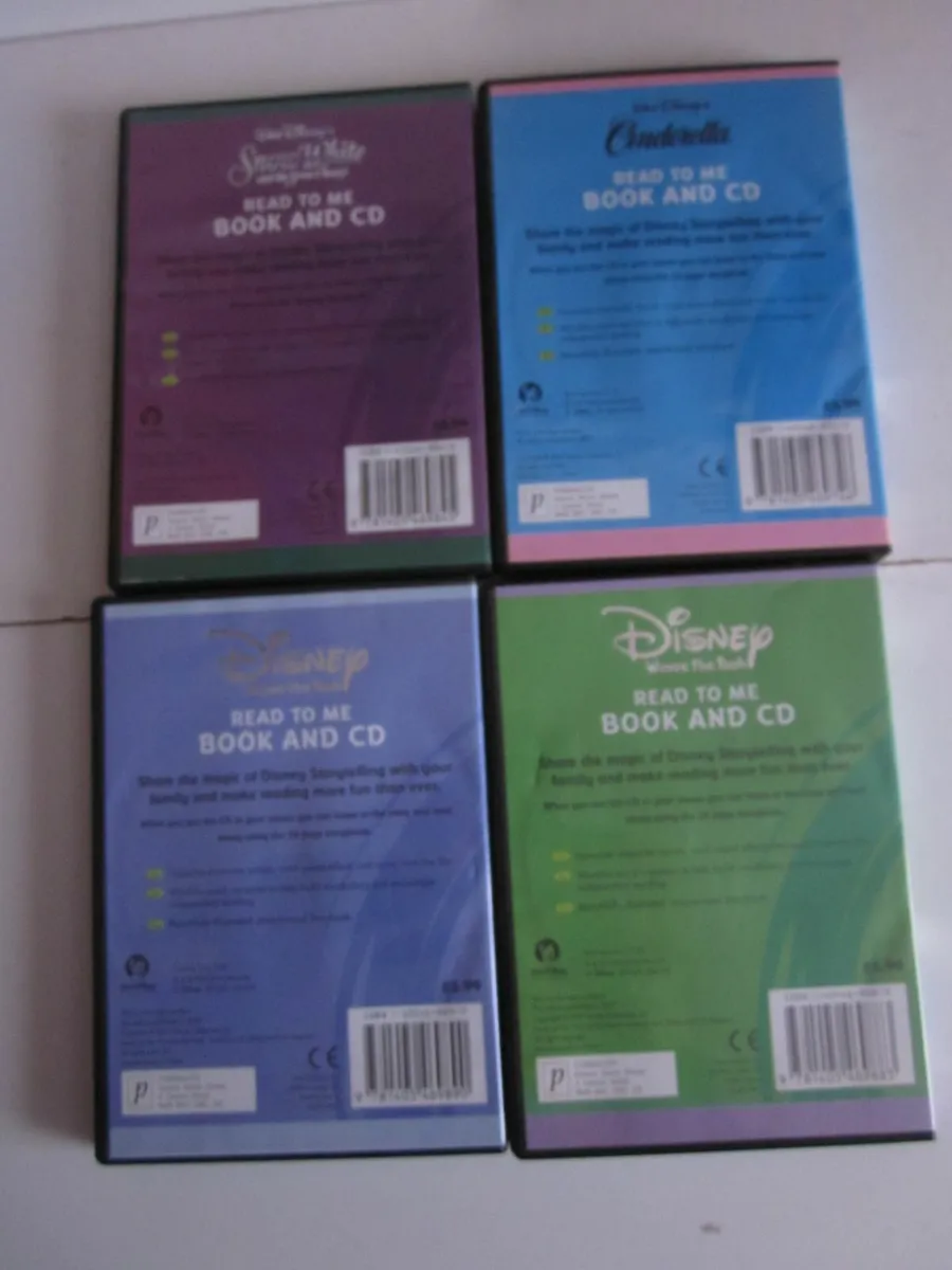 4 Walt Disney Read To Me Book and CD - Image 2