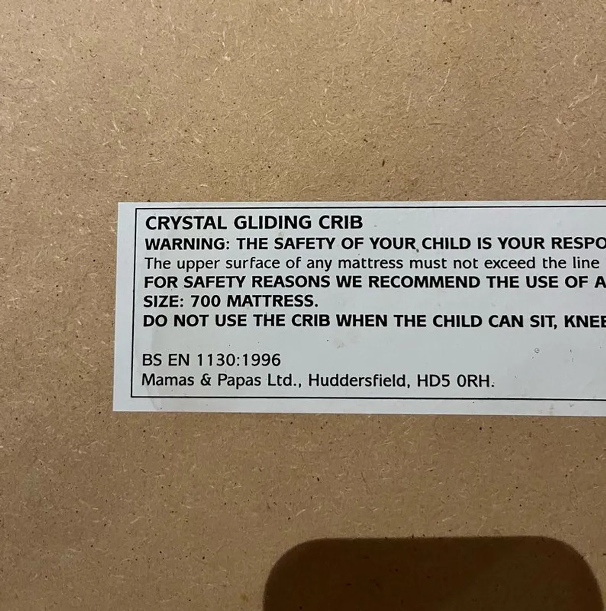 Crystal Glide Crib - Mamas & Papas - Image 4