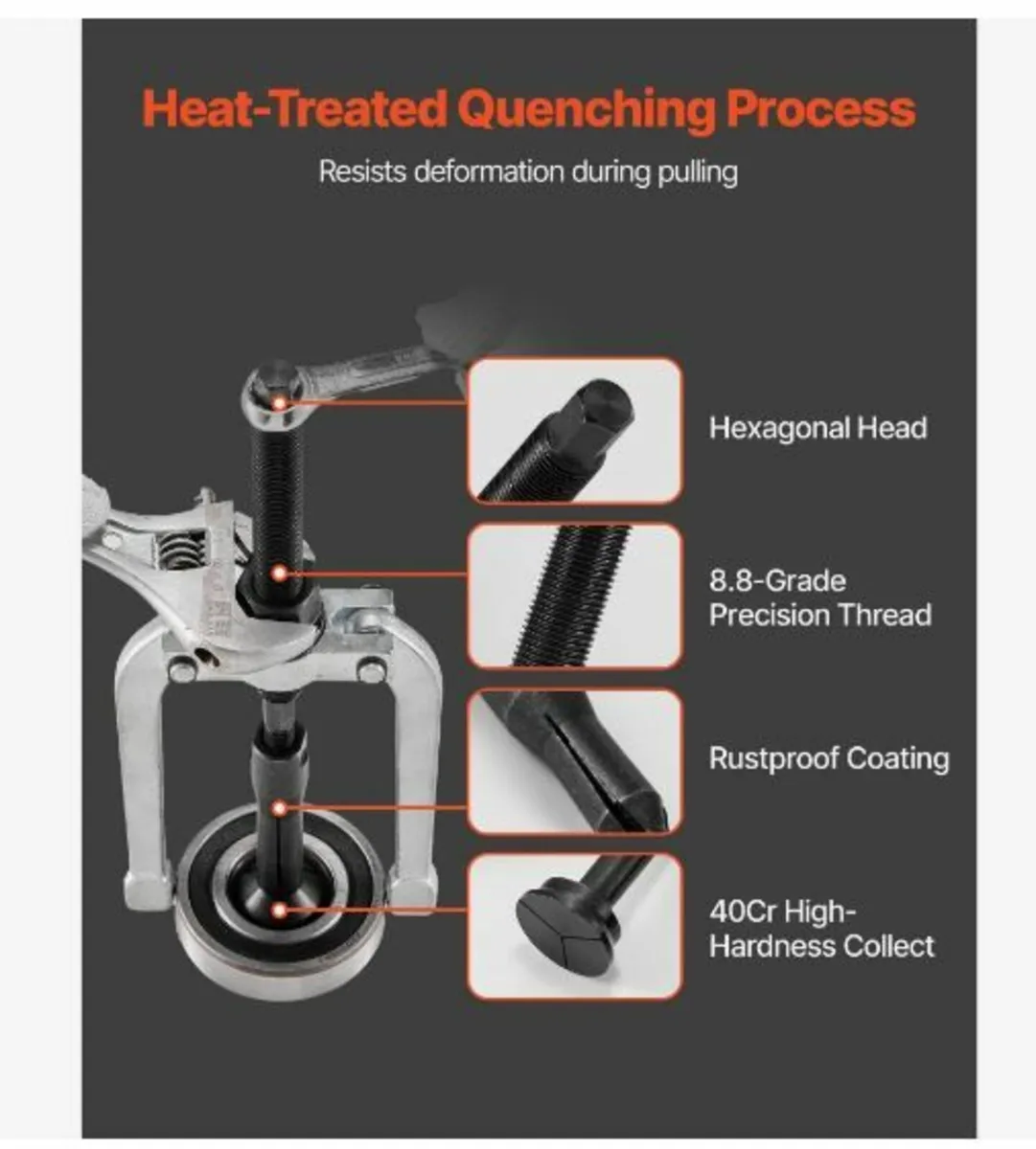 Blind Hole Bearing Puller Set - Image 3