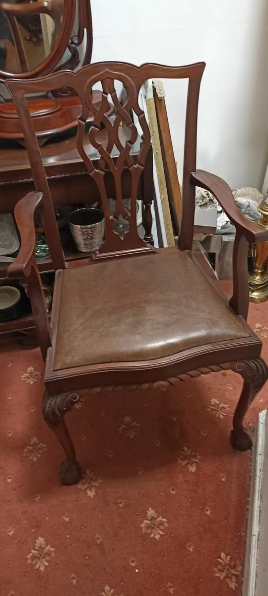 Set of 6 Victorian Mahogany Chairs - Image 1