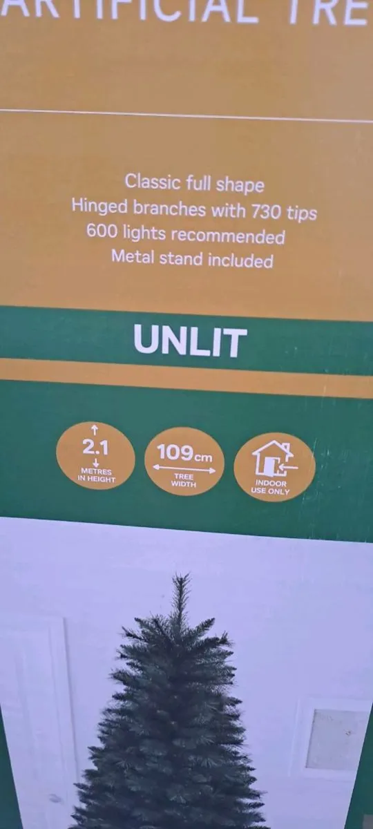 2 x christmas trees - Image 4