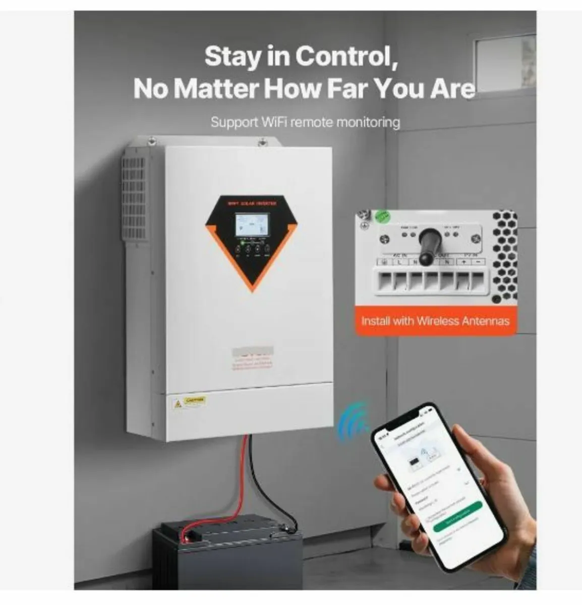 Hybrid Solar Inverter, 6000W - Image 2