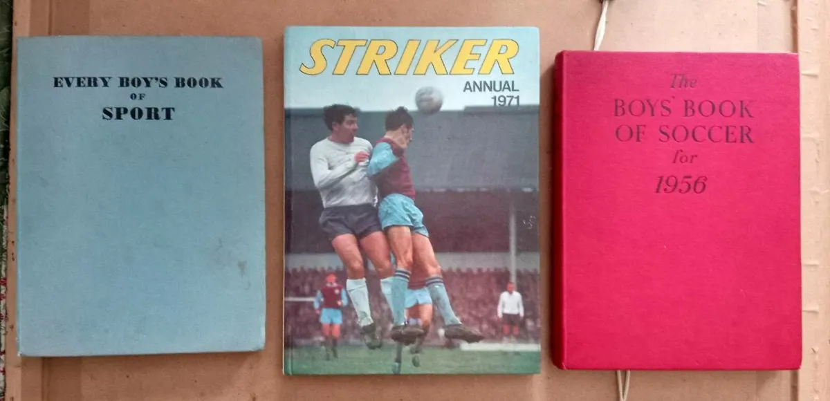 Three Vintage Football Books