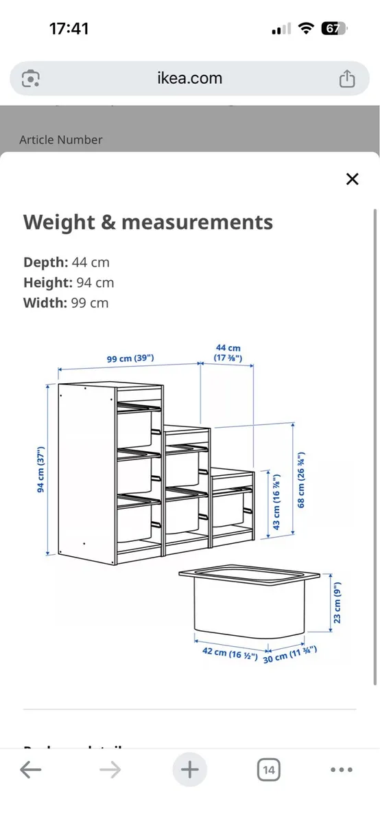 Ikea Trofast Storage - Image 3