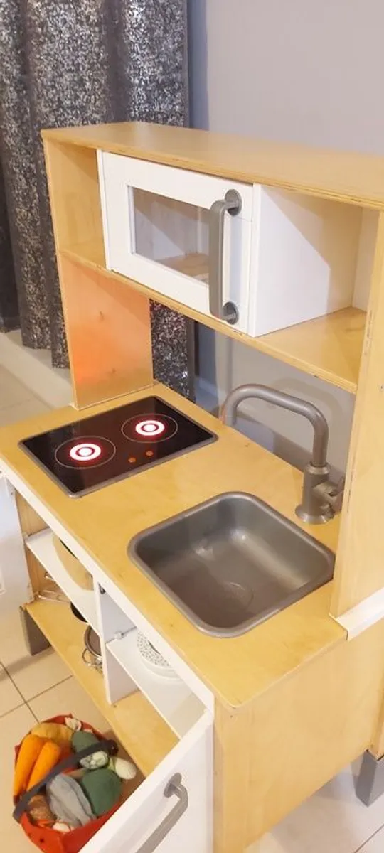 Wooden IKEA Play Kitchen - Image 2