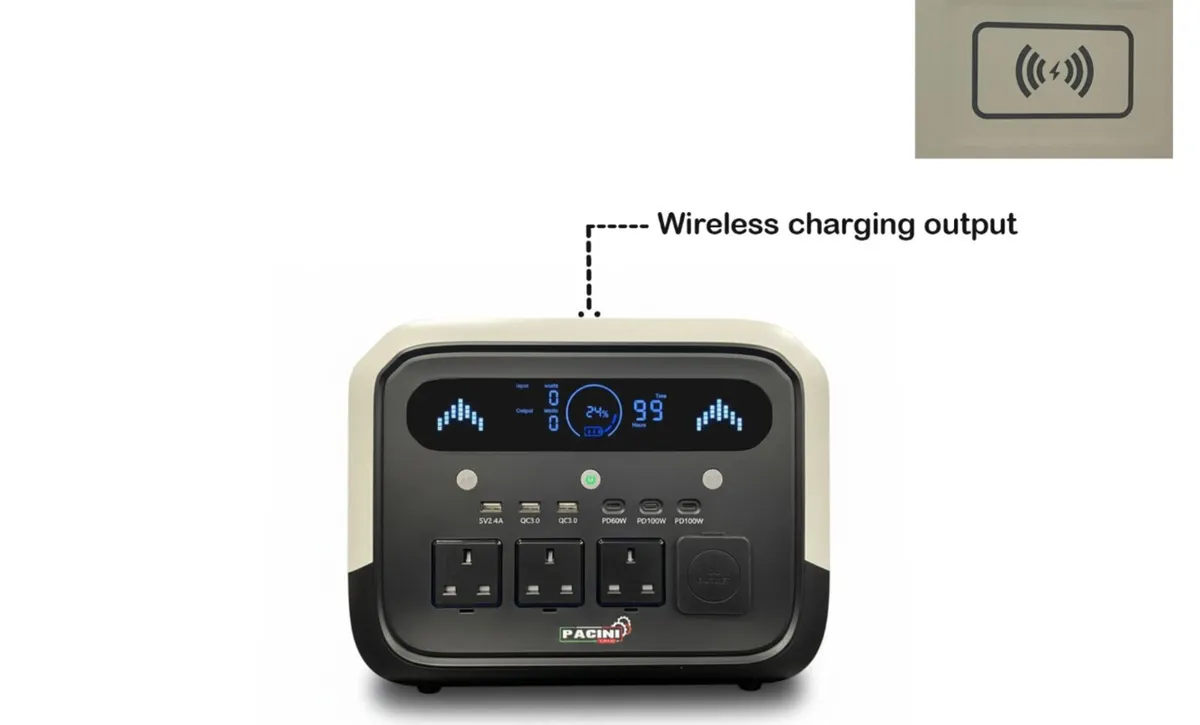 Pacini Portable Power Station   1200W - Image 4