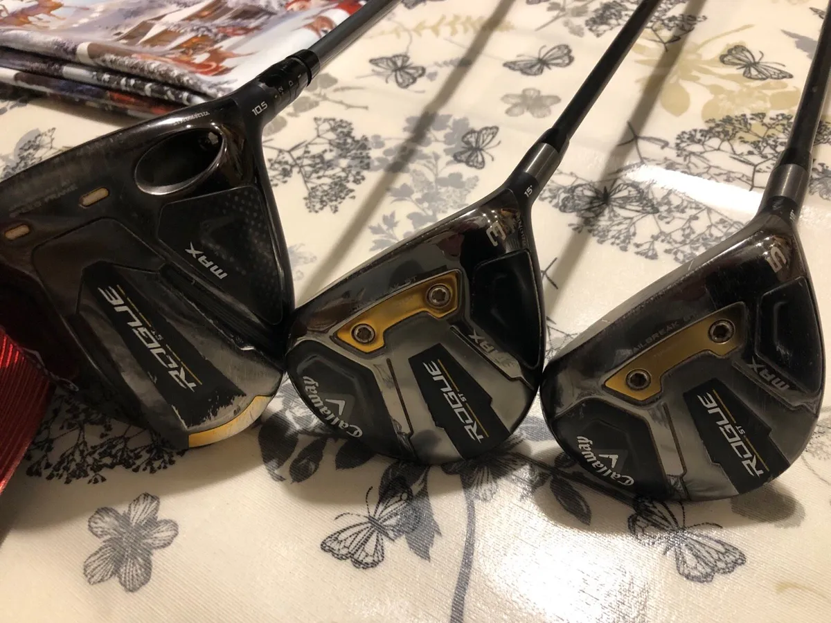 Callaway Rouge ST Max set of woods x 3 - Image 1