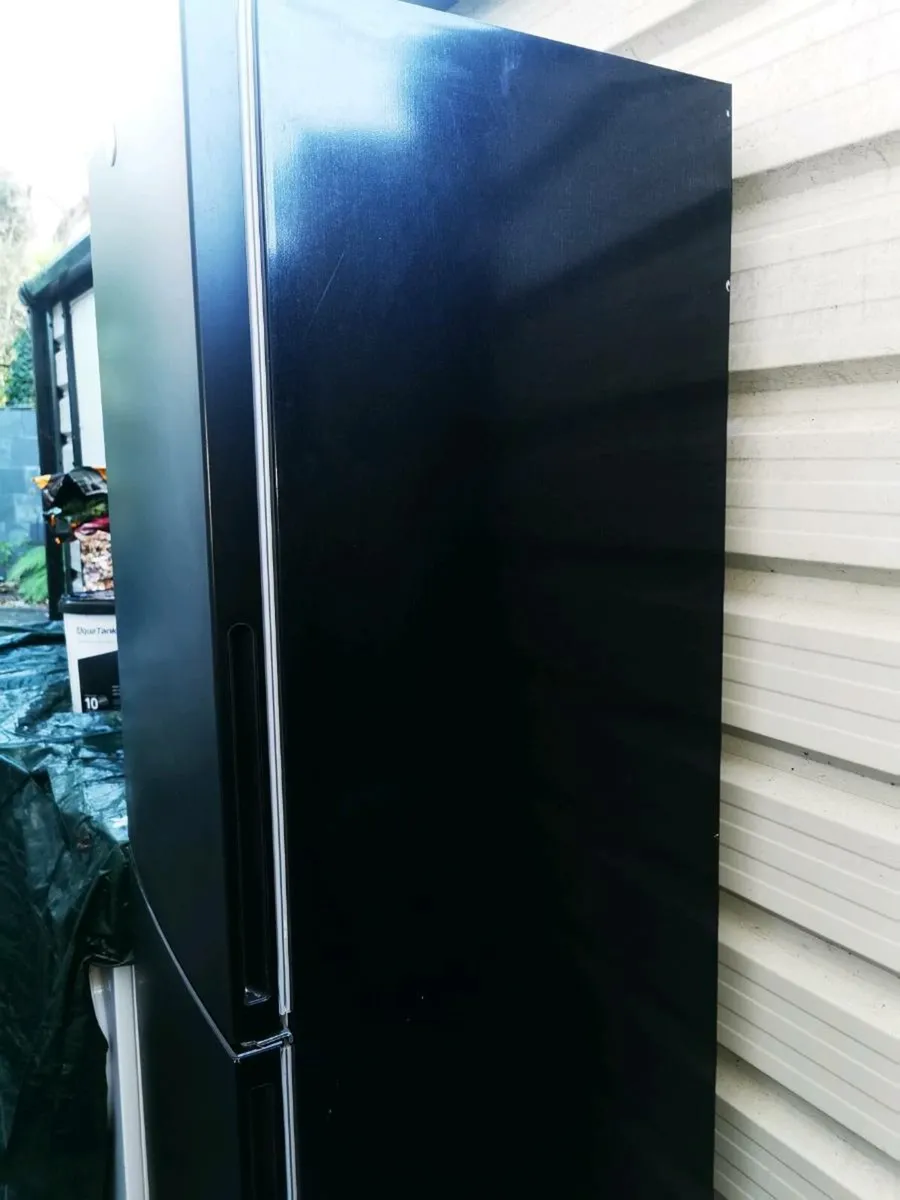 Black fridge freezer - Image 1