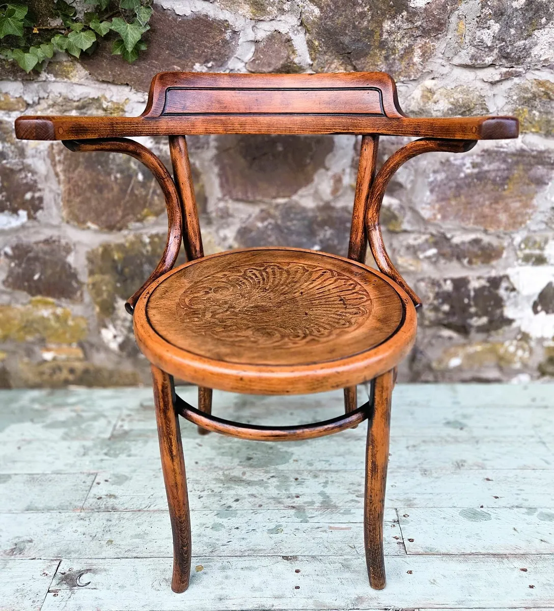 Antique Bentwood Armchair- Circa 1920s - Image 1