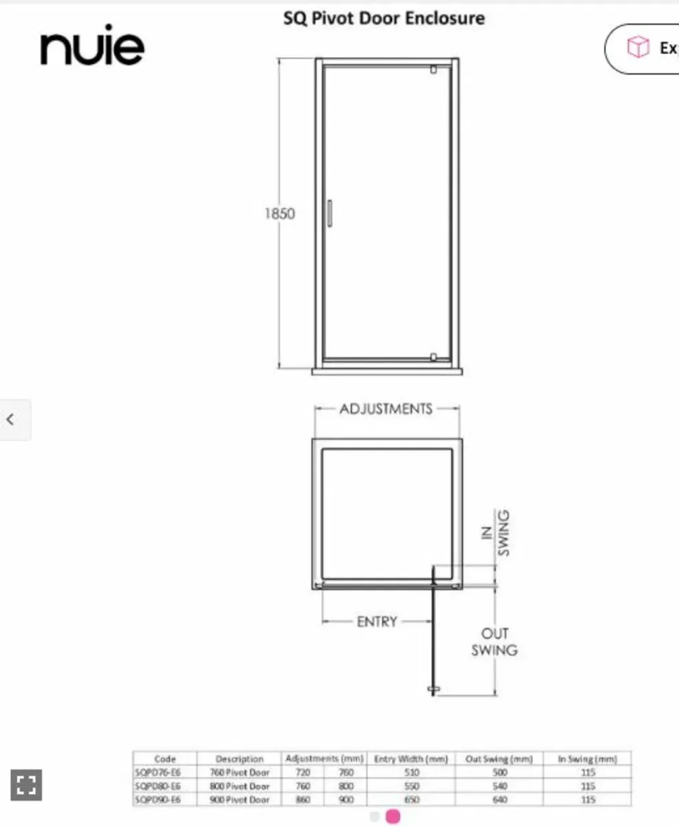 Shower door - Image 2
