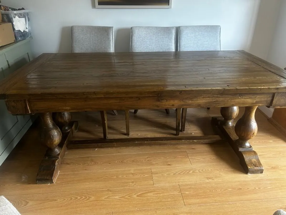 Oak Designer dining Table (quick sale) - Image 1