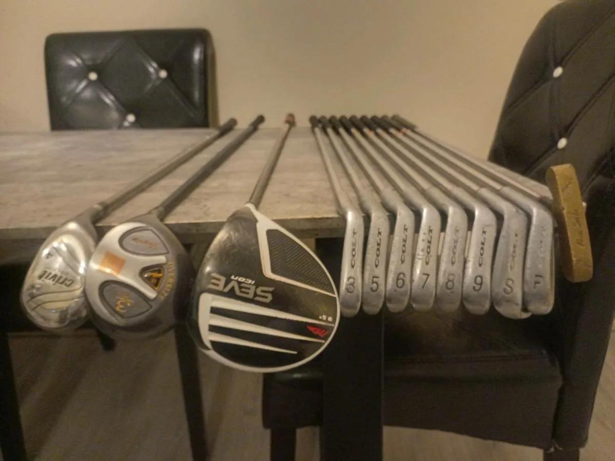 Golf clubs and bag. Right handed clubs - Image 4