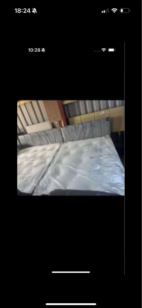 New beds all sizes matress and headboard included - Image 1
