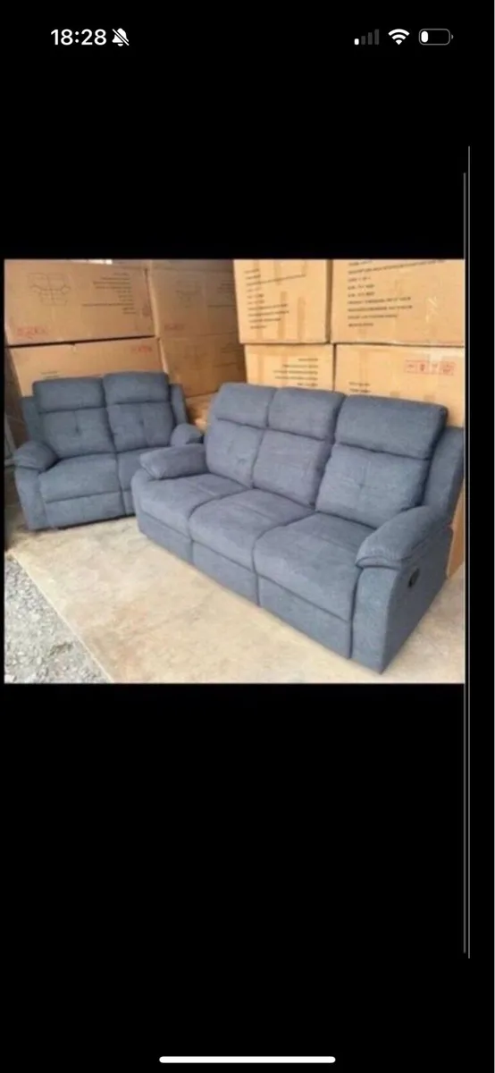 New suites of furniture all recliners - Image 2