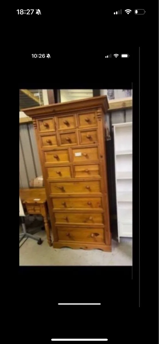 Pine tall boy - Image 1