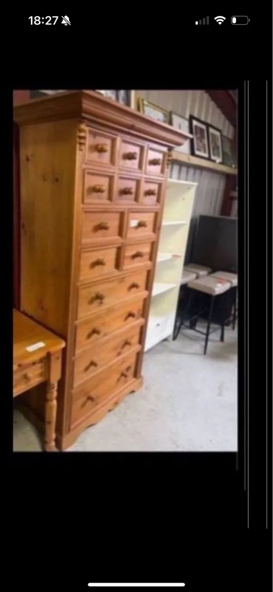 Pine tall boy - Image 2