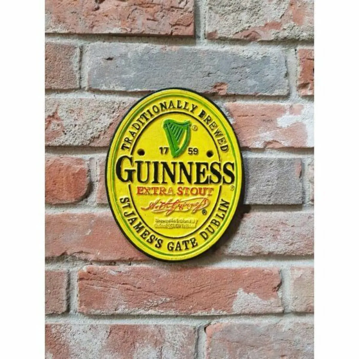 Guinness Label – Yellow – Small – HS112