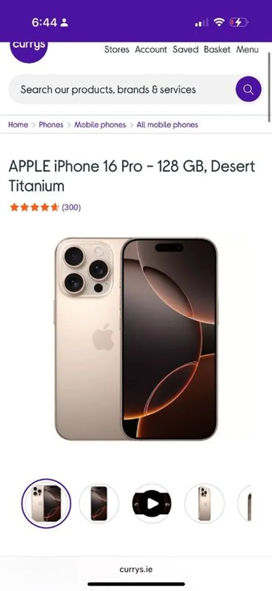 iphone 16 pro gold