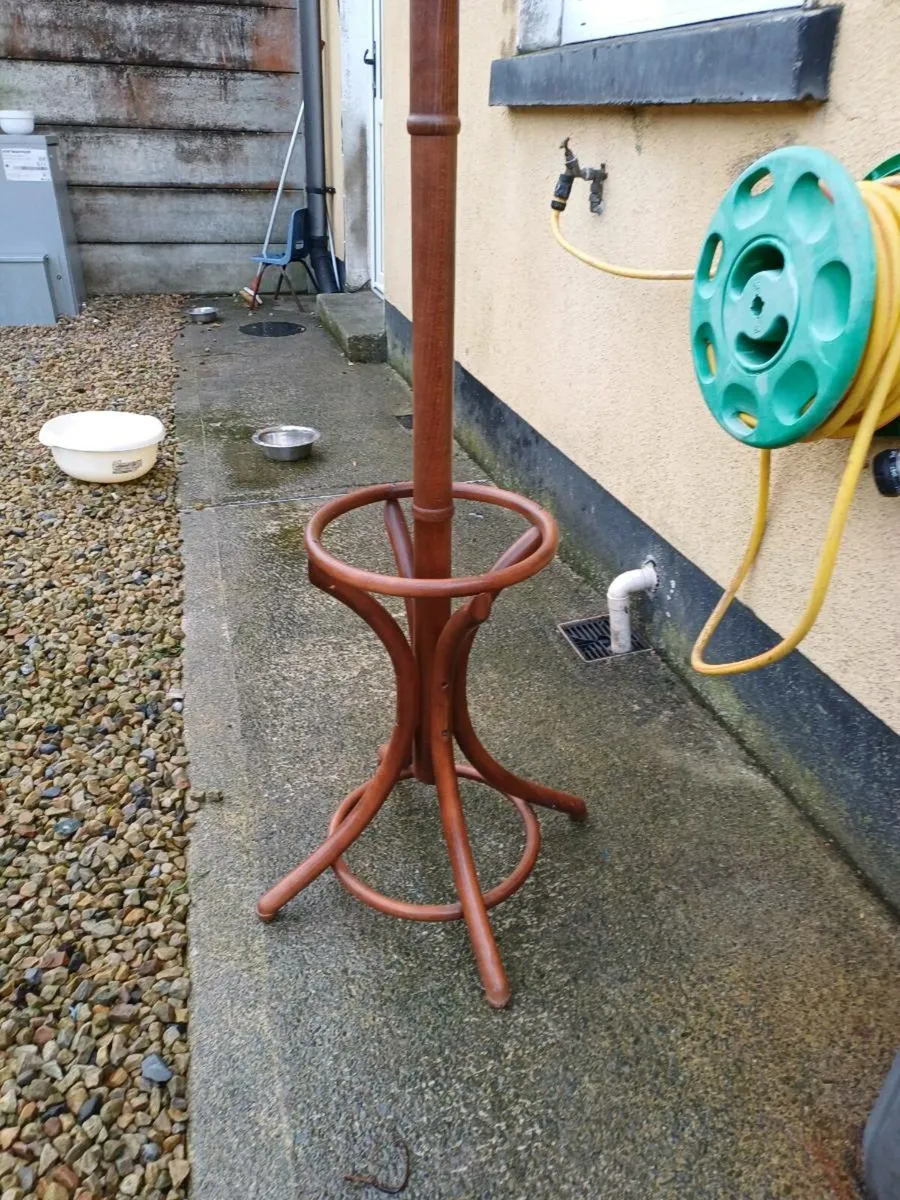 1950s Beechwood Hat & Coat Stand - Image 3