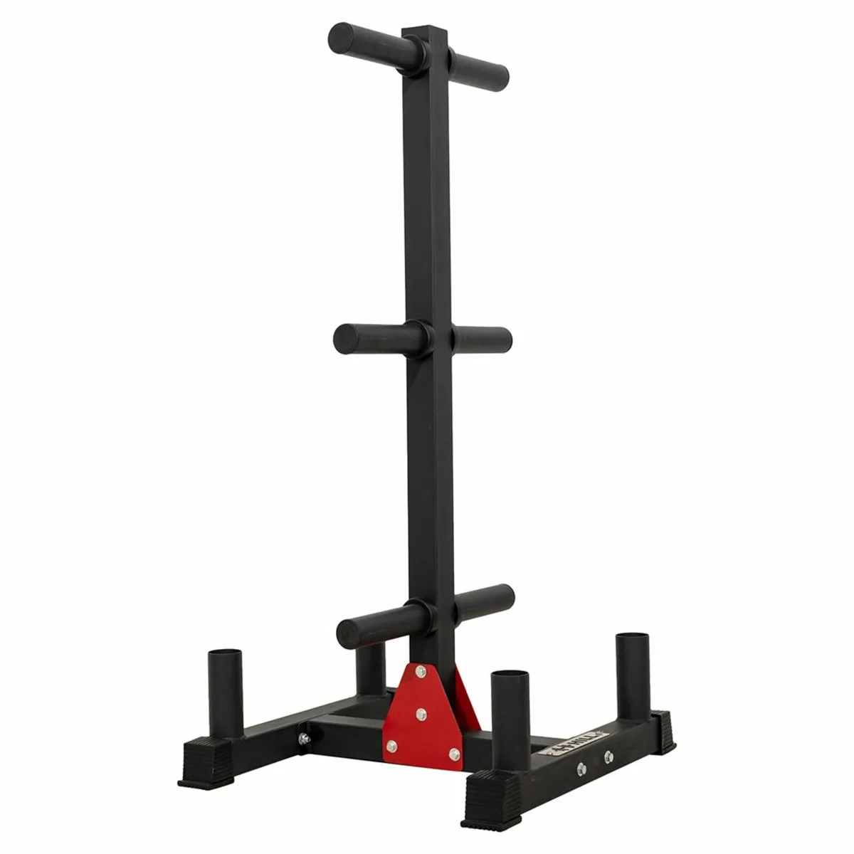 Olympic Plate Tree & Barbell Storage Rack - Gym - Image 1