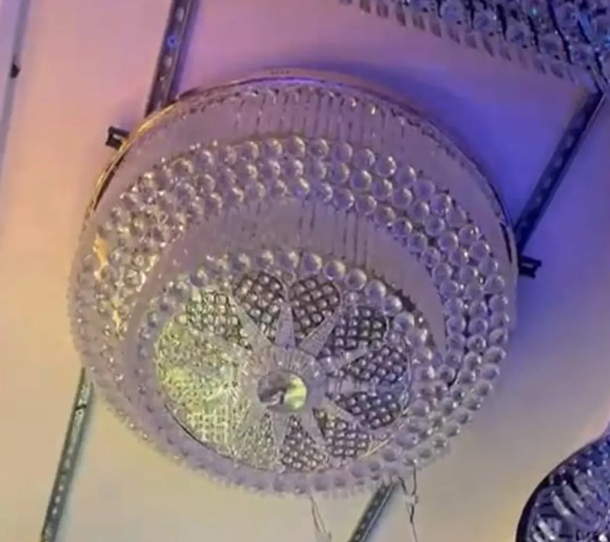 JOB LOT Huge 1M Dia Chandelier