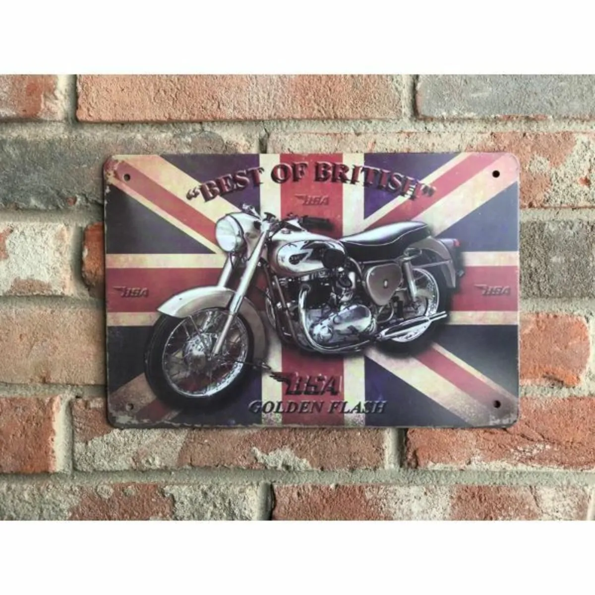 BSA – Best of British – Flag – Motorcycle – HS34
